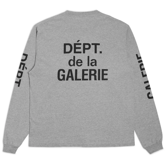 Gallery Dept. French Souvenir L/S T-Shirt Grey
