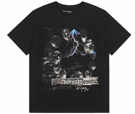 Travis Scott Utopia Delresto Echoes Circus Maximus Tour Tee Black