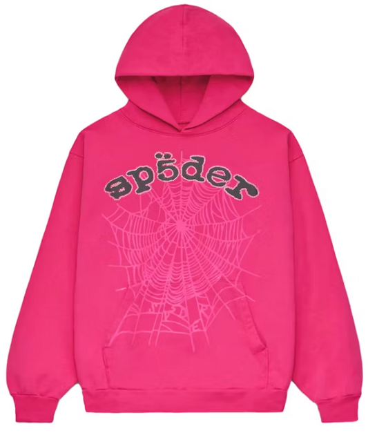 Sp5der Legacy Hoodie Pink