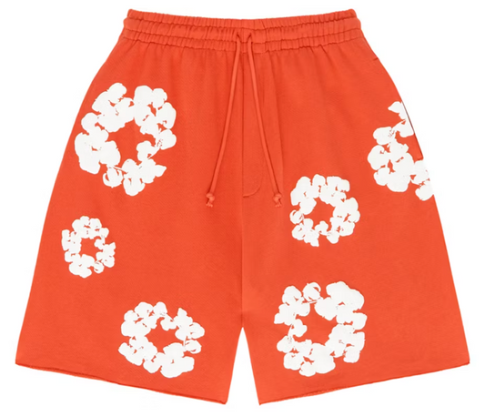 Denim Tears The Cotton Wreath Shorts Orange