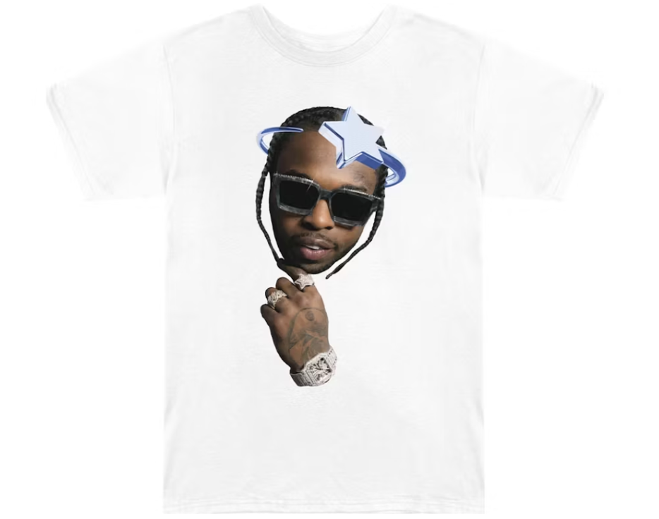 Pop Smoke x Vlone Halo T-shirt White