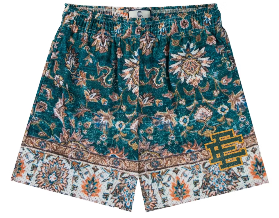 Eric Emanuel EE Basic Rug Print Short Green/White