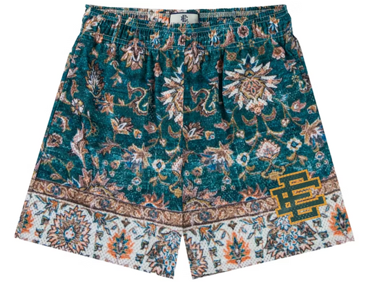 Eric Emanuel EE Basic Rug Print Short Green/White