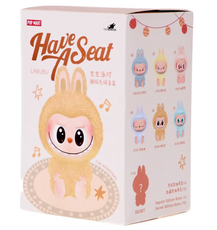 Pop Mart Labubu The Monsters Have a Seat Vinyl Plush Blind Box