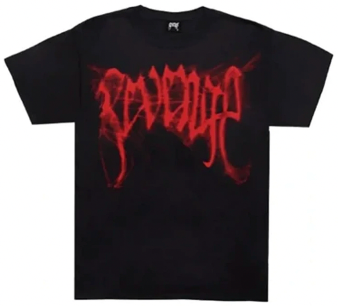 Revenge Red Smoke Tee Black