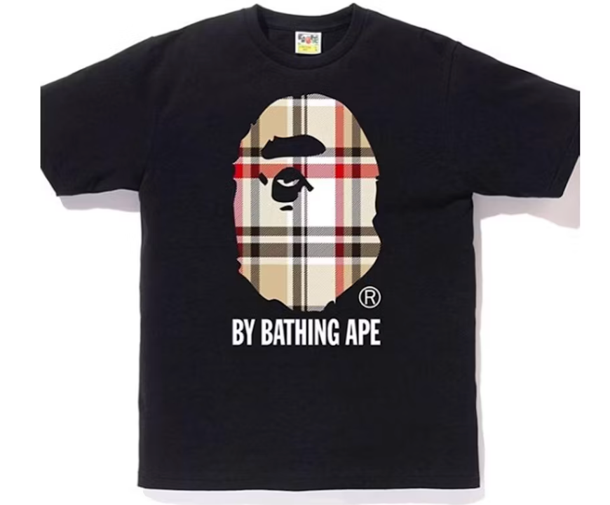 BAPE A Bathing Ape Check by Bathing Tee