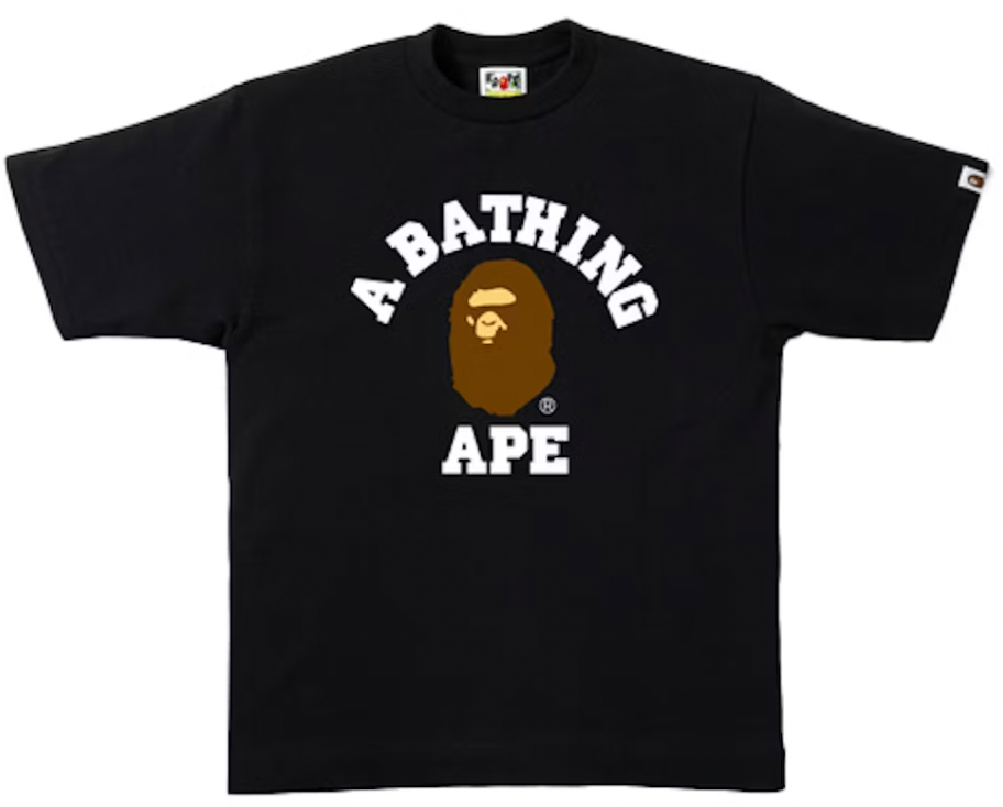 BAPE College Tee Black