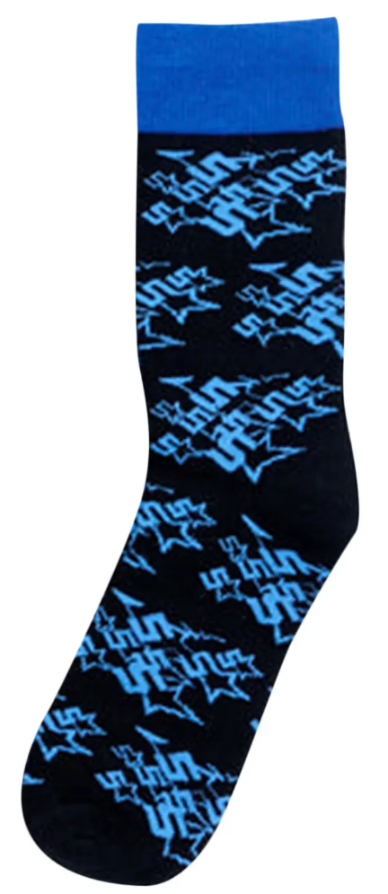 Sp5der Candy Sock 'Black/Blue'