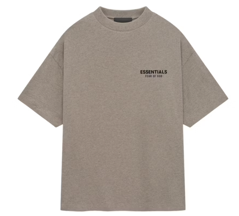 Fear of God Essentials Jersey Crewneck T-Shirt Heather Gray