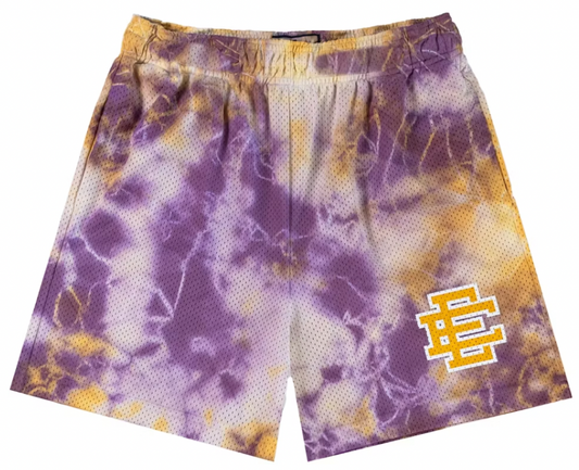 Eric Emanuel EE Basic Short Purple Tie Dye/Yellow
