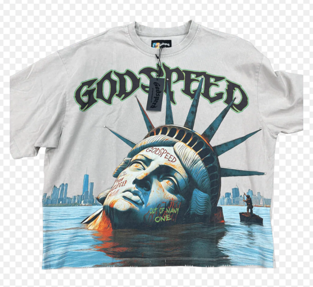 Godspeed Sunken Liberty Tee Tan