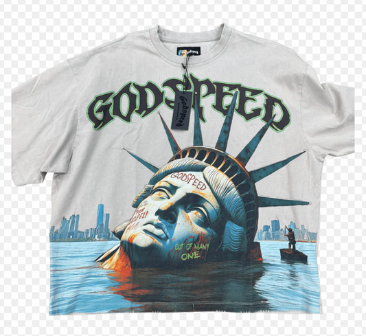 Godspeed Sunken Liberty Tee Tan