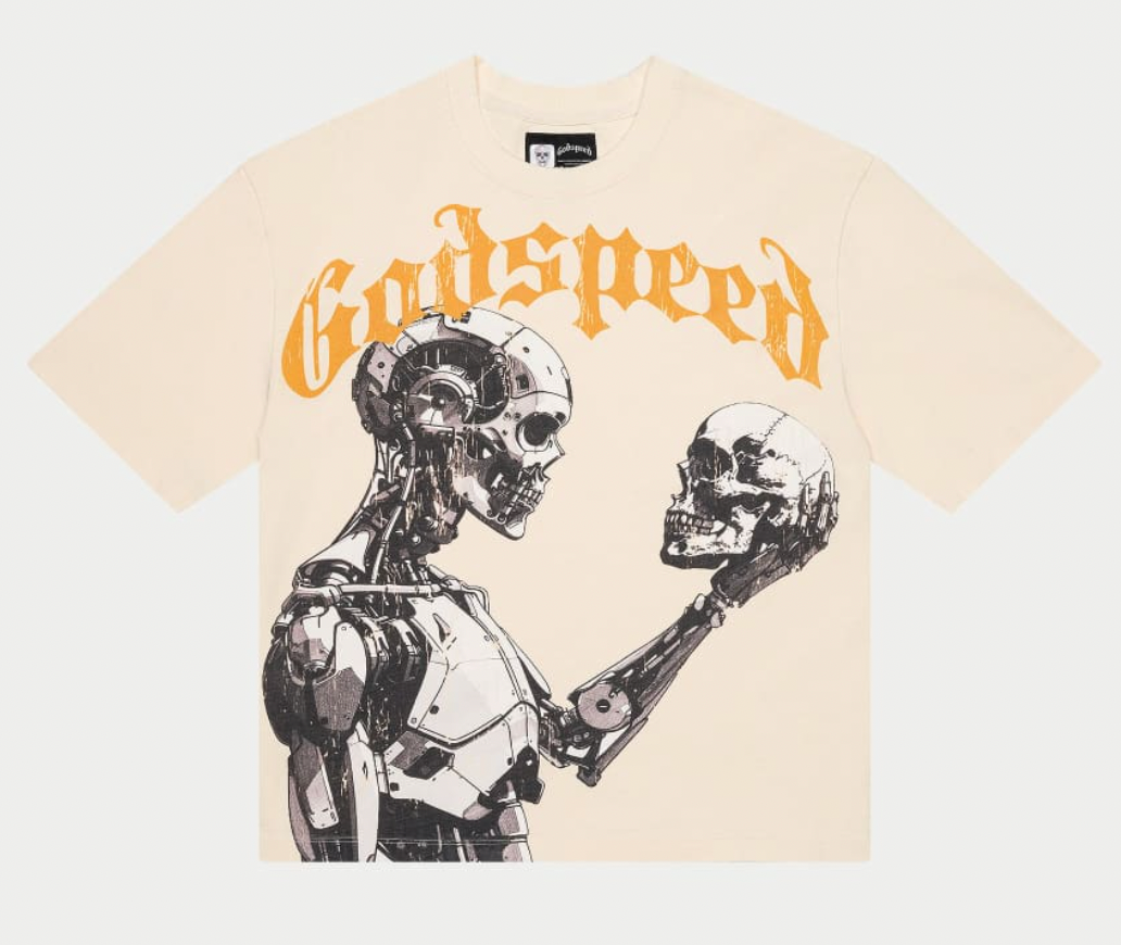 godspeed Mankind vs Ai III Short Sleeve (Bone/Yellow)