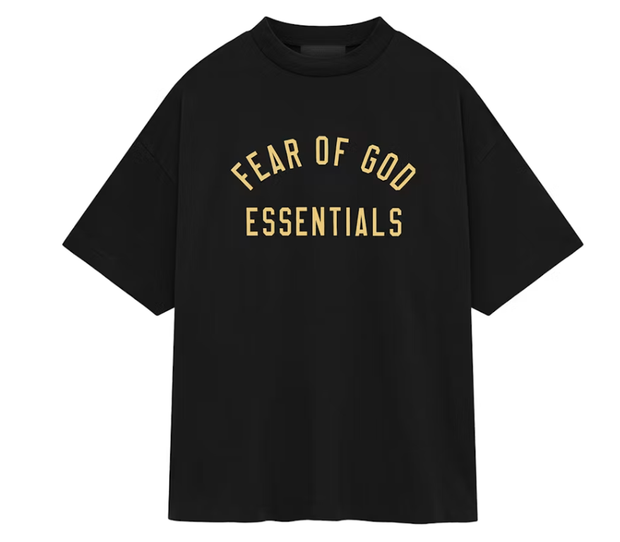 Fear of God Essentials Jersey Crewneck Tee Black