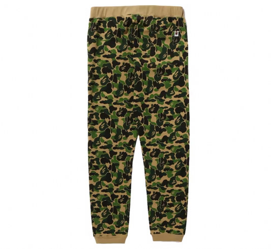 BAPE ABC Camo Crystal Stone Sweat Pants Green