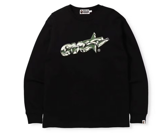 BAPE x OVO L/S T-shirt Black