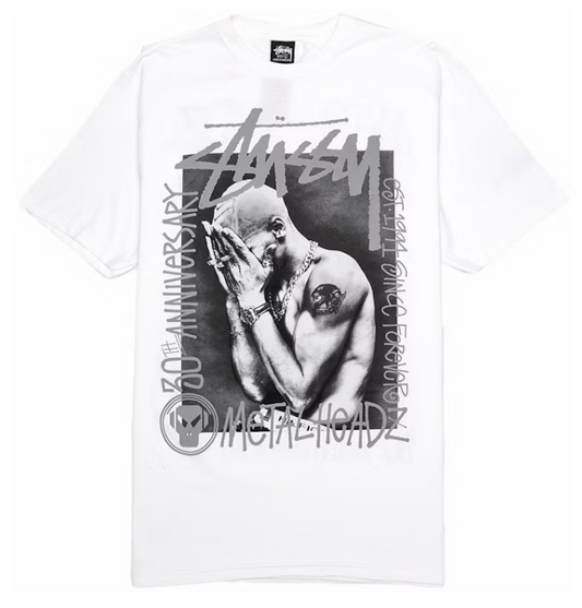 Stussy x Goldie Metalheadz 30 Tee White