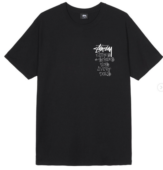 Stussy Living Dolls Black Tee