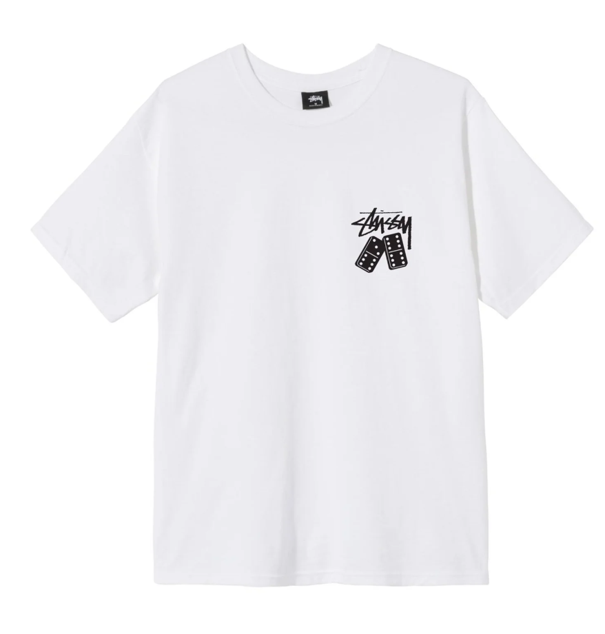 Stussy Dominoes White Tee