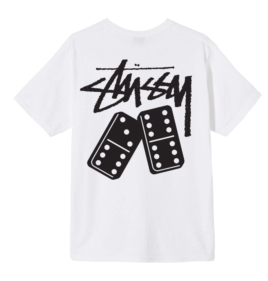 Stussy Dominoes White Tee