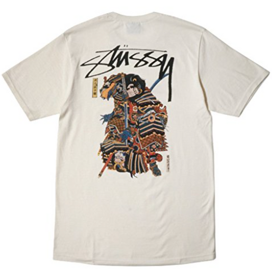 Stussy Samurai White Tee