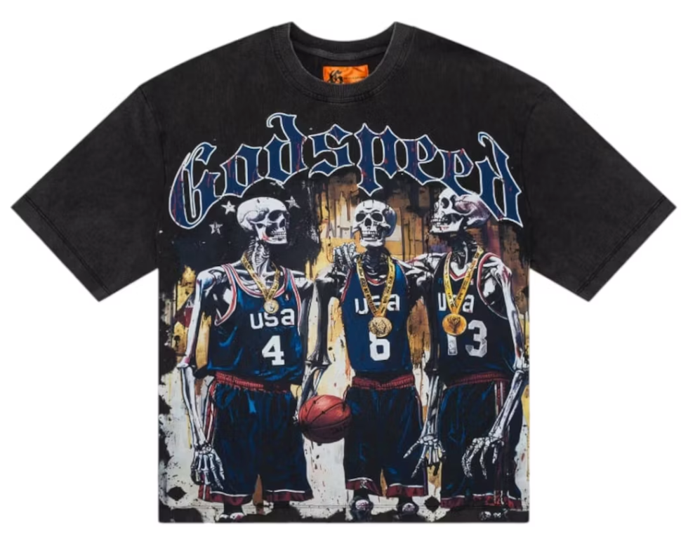 Godspeed Dream Team Tee Grey Wash