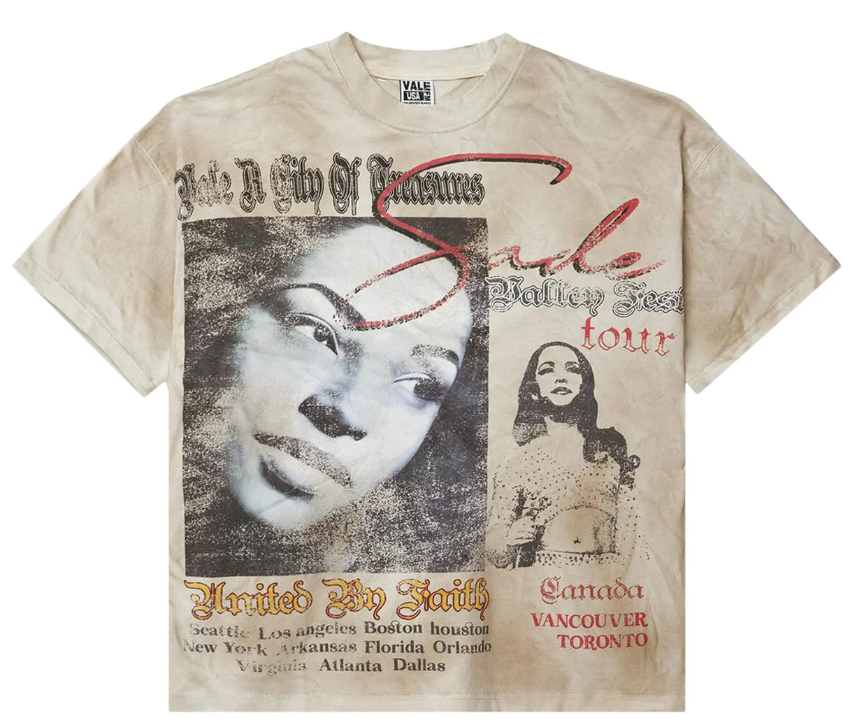 Vale Forever Valley Tour Creme Tee Cream