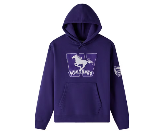 OVO x Western University Mustangs Campus Fleece Hoodie Western Purple