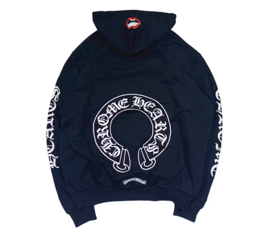 Chrome Hearts Matty Boy Chomper Horseshoe Hoodie Black