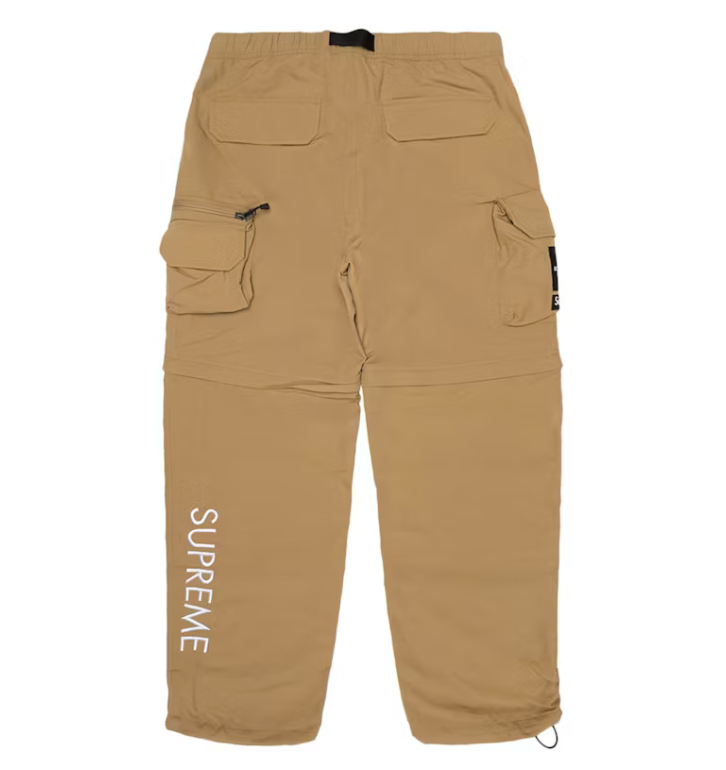 Supreme The North Face Belted Cargo Pant Gold