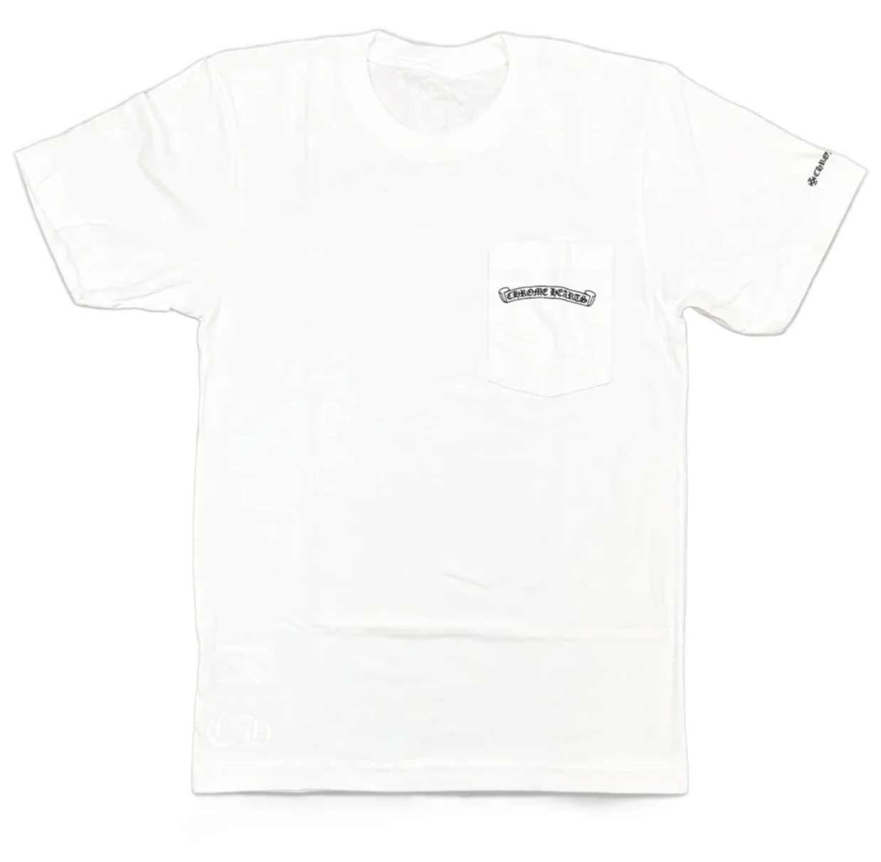 Chrome Hearts Scroll Logo T-Shirt White