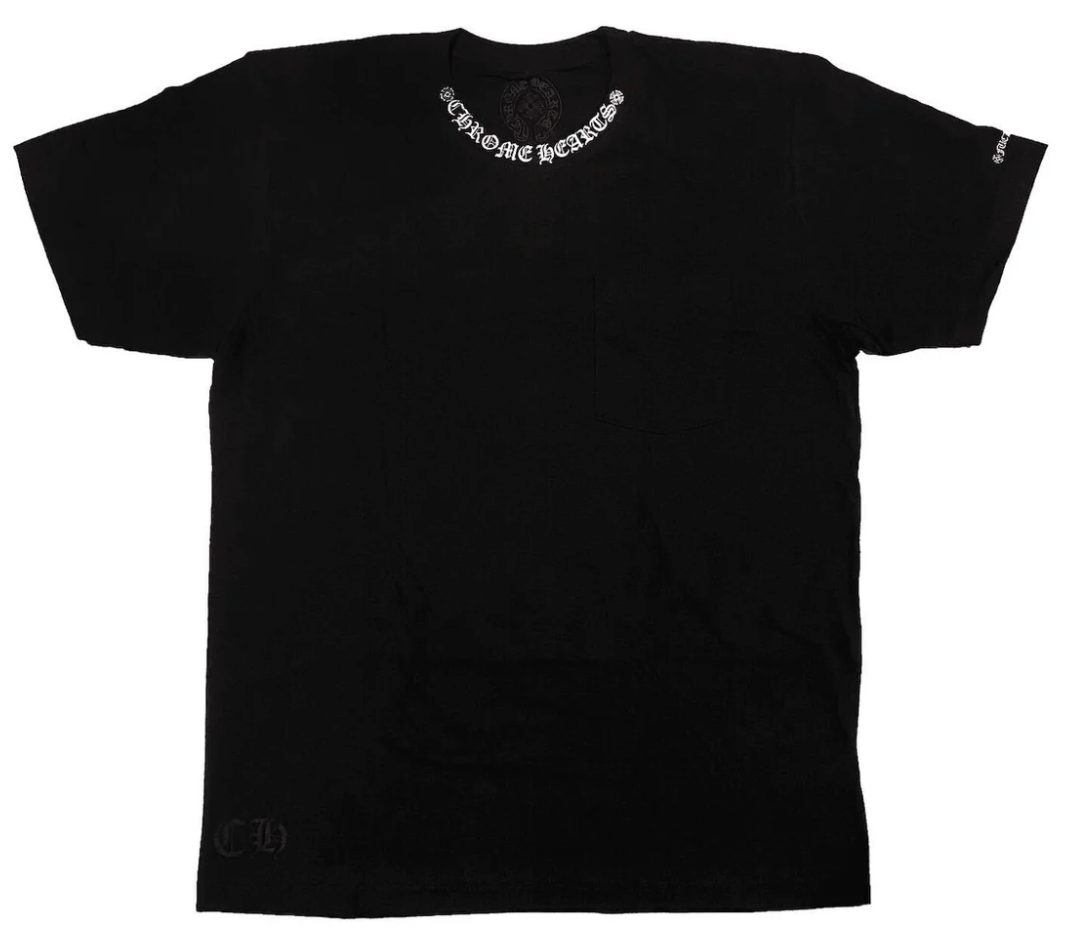 Chrome Hearts Neck Logo T-Shirt Black