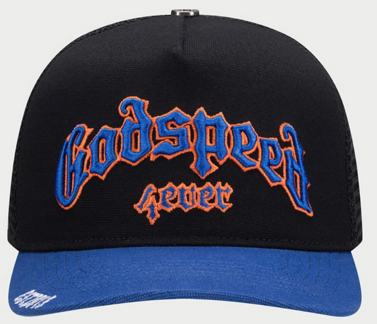GS FOREVER TRUCKER HAT Black/Blue/Orange