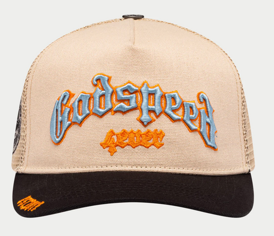 GS Forever Trucker Hat (Bone/Blue/Orange)