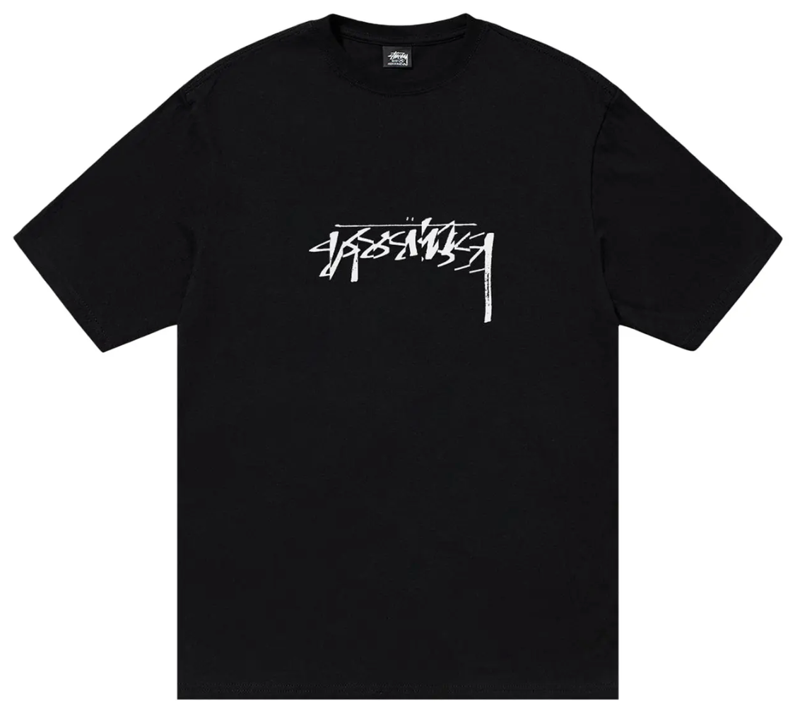 Stussy Sliced Tee Black