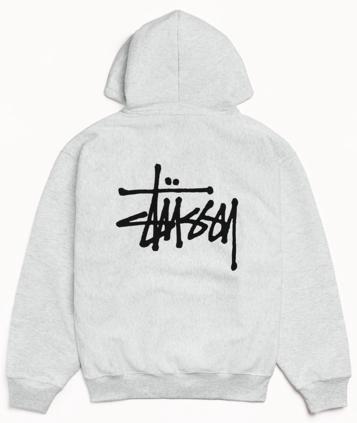 Stussy basic Logo hoodie Grey