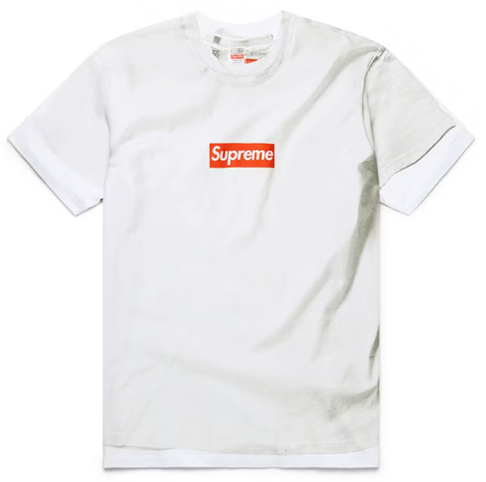 Supreme MM6 Maison Margiela Box Logo Tee White