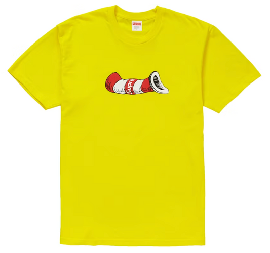 Supreme Cat in the Hat Tee Yellow