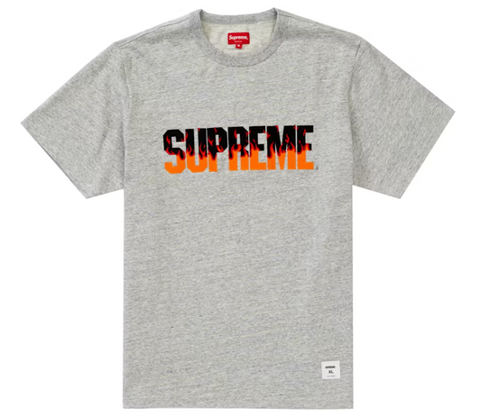 Supreme Flames S/S Top Heather Grey