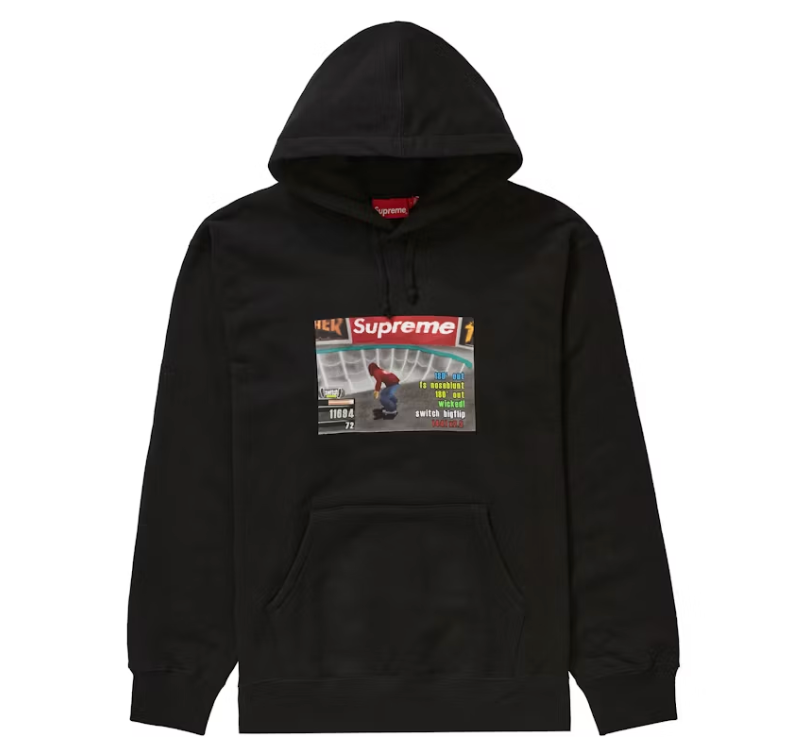 Supreme Thrasher Hooded Sweatshirt Black