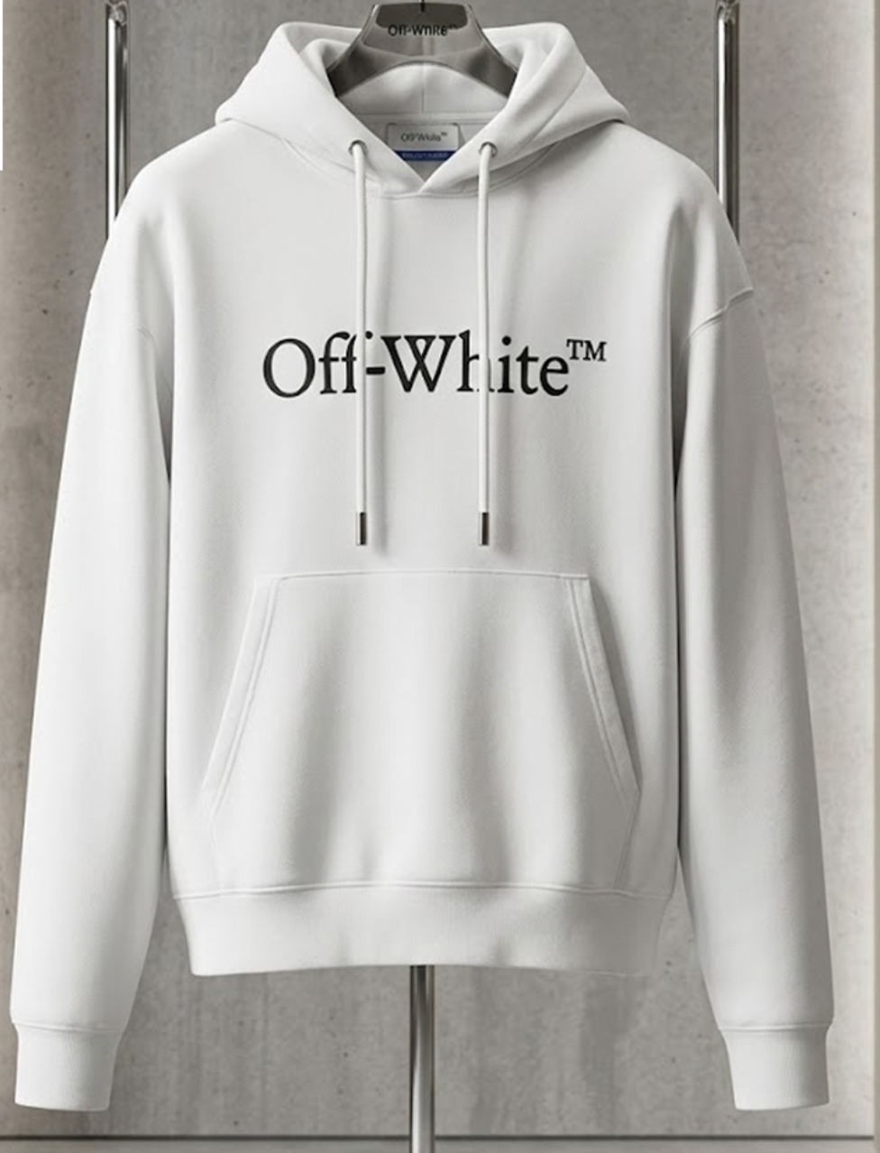 OFF-WHITE/Costco Hoodie Big Logo White