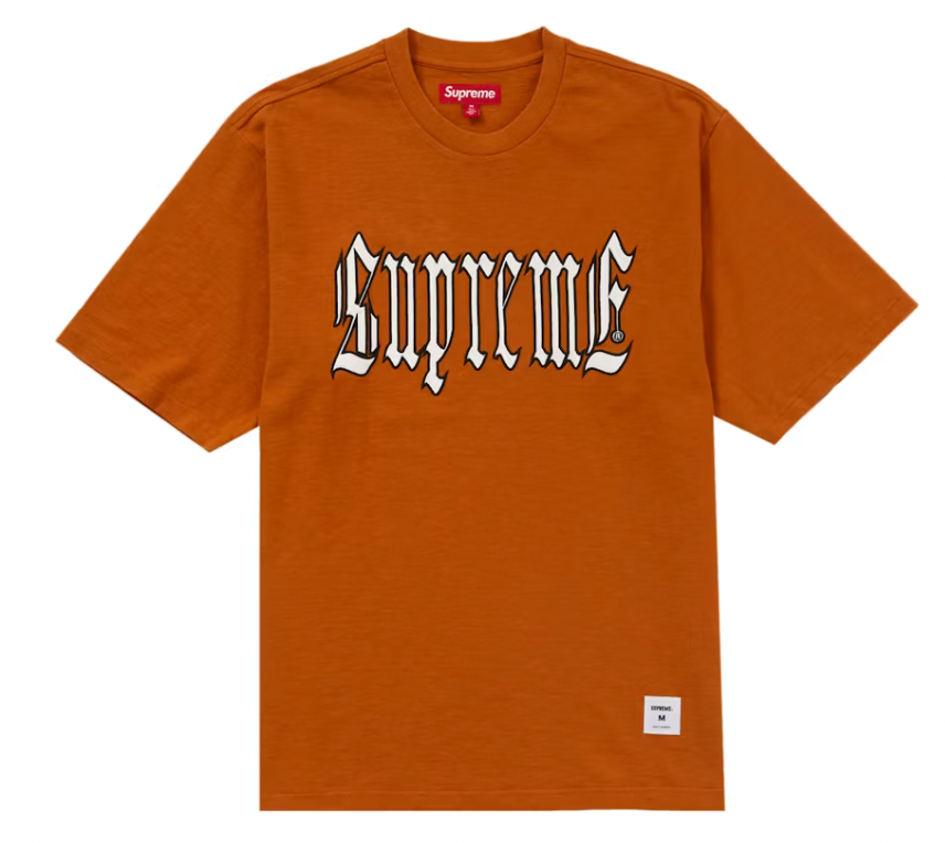 Supreme Old English S/S Top (SS24) Rust