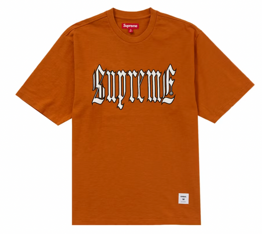 Supreme Old English S/S Top (SS24) Rust