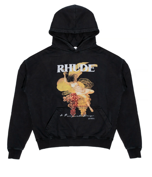 RHUDE A Perfect Day Black Hoodie