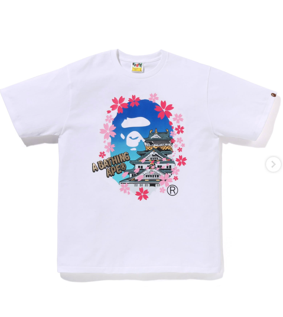 A Bathing Ape Sakura cherry blossom T-shirt