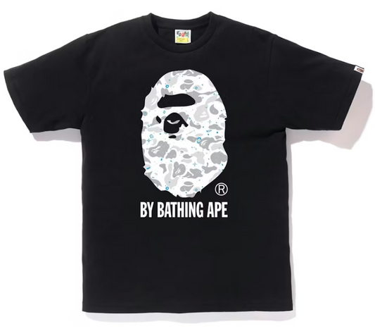 BAPE Space Camo Milo Glow In The Dark Tee Black