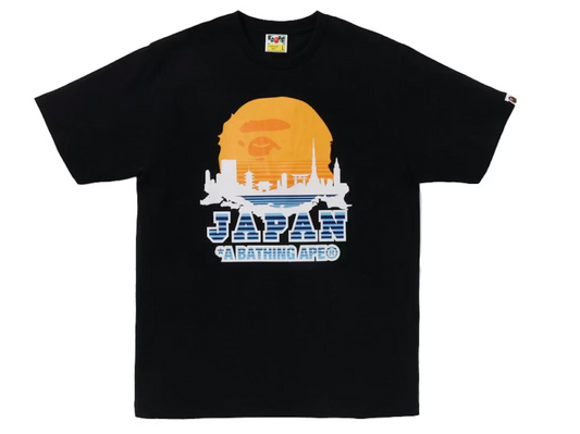 BAPE Japan Silhouette Tee black