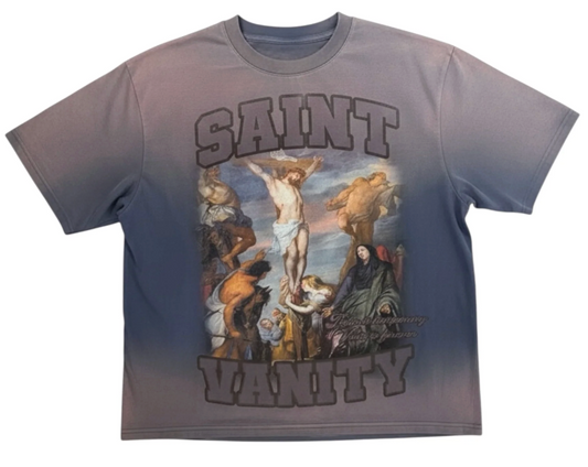 Saint Vanity Pain Is Temporary Grey T-Shirt