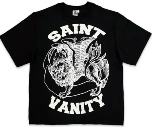 Saint Vanity Griffin Tee Black/White