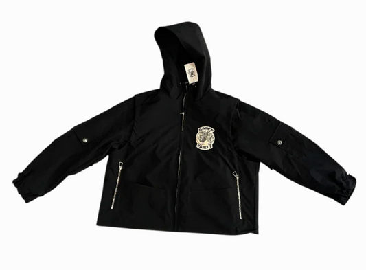 Saint Vanity Black Cargo Nylon Jacket